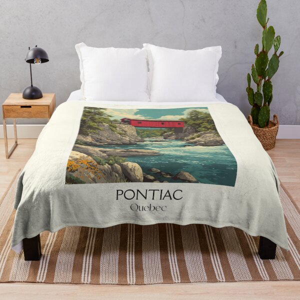Item preview, Pontiac Quebec | Covered Bridge and River Scenery Art designed and sold by TuncGK.
