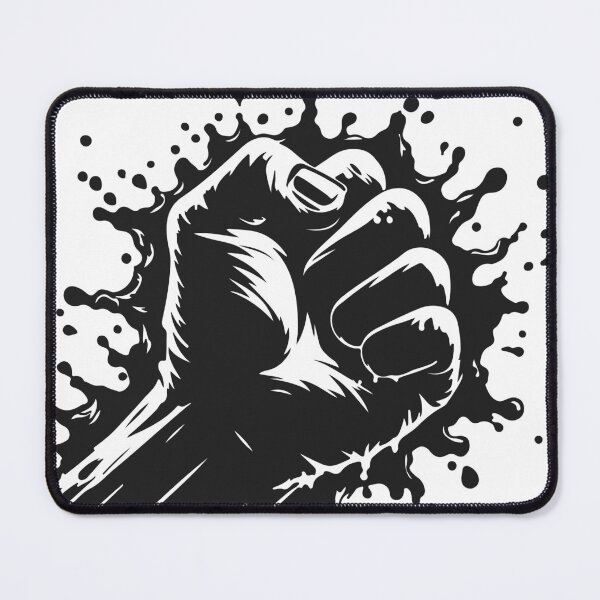 Item preview, Black ink splash clenched fist designed and sold by rymarenko.