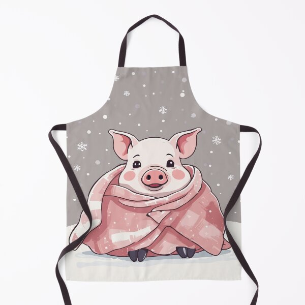 Item preview, Animal Lover Christmas Cute Pig Wrapped In A Blanket designed and sold by taiche.