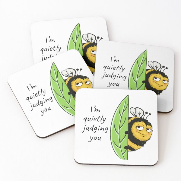 Item preview, Te estoy juzgando en silencio – Abeja graciosa | Frase sarcástica de abejorro designed and sold by Iqrapixels.