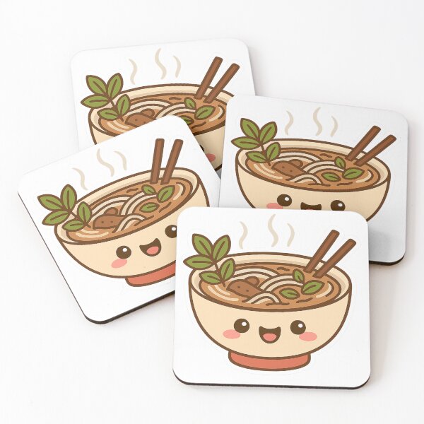 Item preview, Kawaii Noodle Bowl – Cozy Phở Smile designed and sold by SaigonSoulArt91.