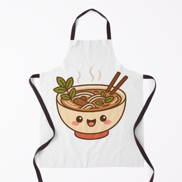 Item preview, Kawaii Noodle Bowl – Cozy Phở Smile designed and sold by SaigonSoulArt91.