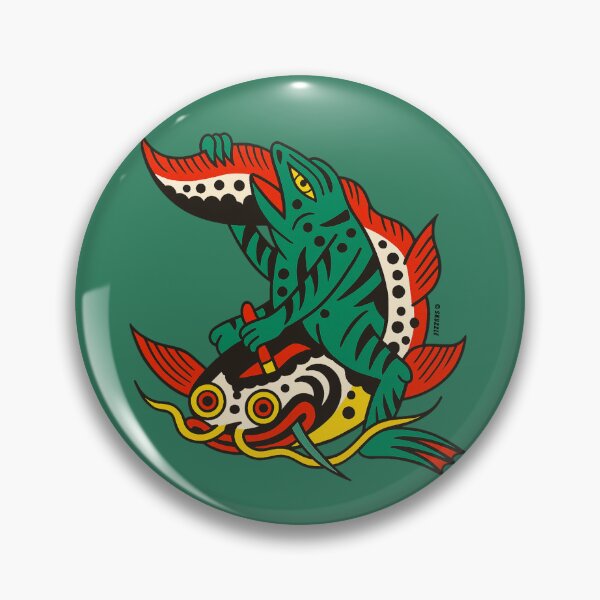 Item preview, Frog and Catfish – Retro Japanese Comic Style designed and sold by Skuzzle.