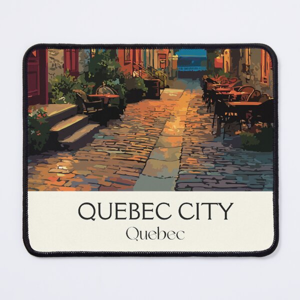 Item preview, Quebec City Quebec | Old Town Cobblestone Street Art designed and sold by TuncGK.