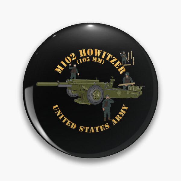 Item preview, M102 Howitzer (105mm) with Crew X 300 designed and sold by Military Insignia Products.