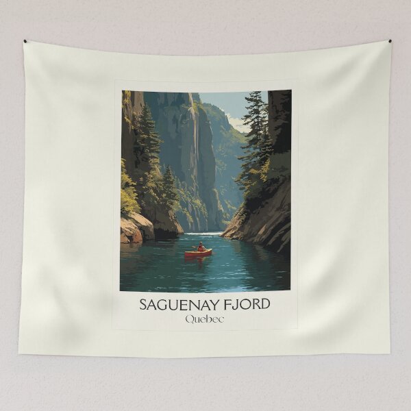 Item preview, Saguenay Fjord Quebec | National Park Scenery Art designed and sold by TuncGK.