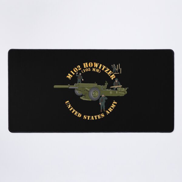 Item preview, M102 Howitzer (105mm) with Crew X 300 designed and sold by Military Insignia Products.