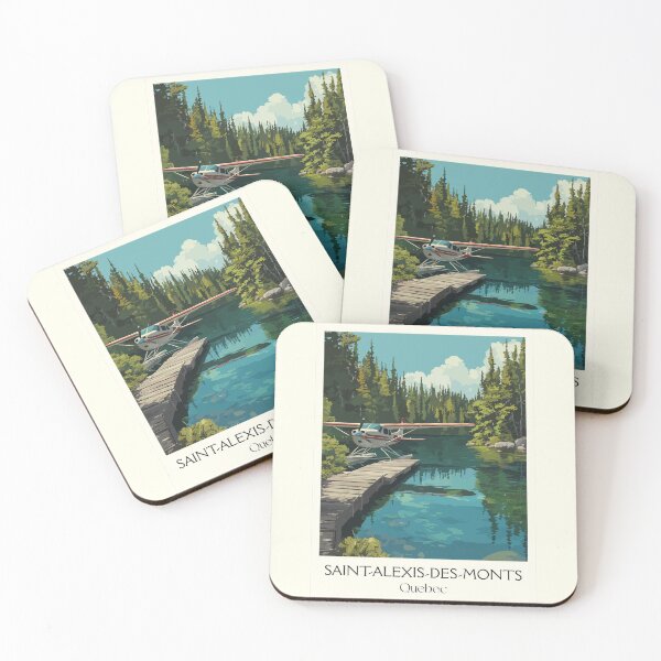 Item preview, Saint-Alexis-des-Monts | Mauricie Lake and Dock Art designed and sold by TuncGK.