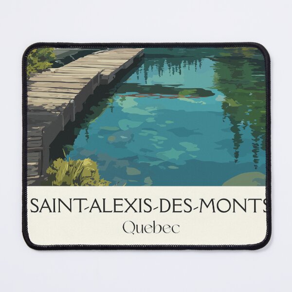 Item preview, Saint-Alexis-des-Monts | Mauricie Lake and Dock Art designed and sold by TuncGK.