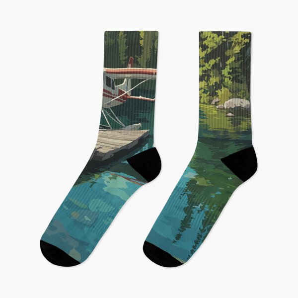 Item preview, Saint-Alexis-des-Monts | Mauricie Lake and Dock Art designed and sold by TuncGK.