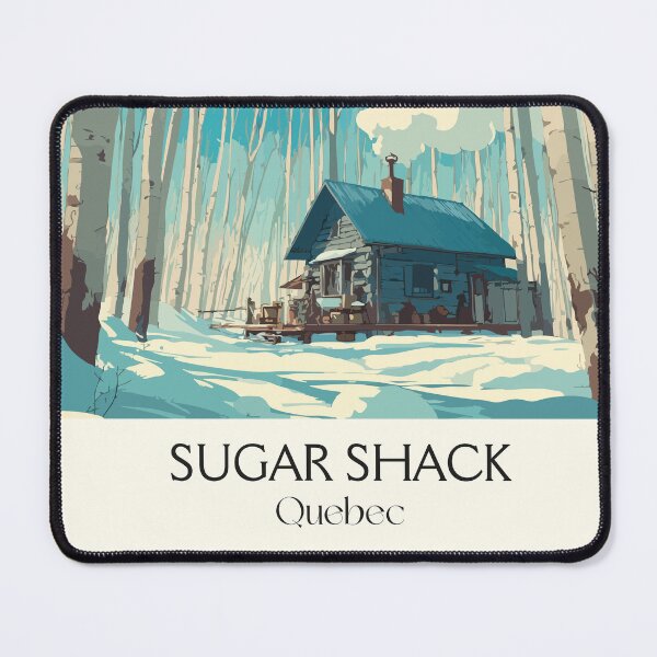 Item preview, Quebec Sugar Shack | Maple Syrup Season Art Print designed and sold by TuncGK.