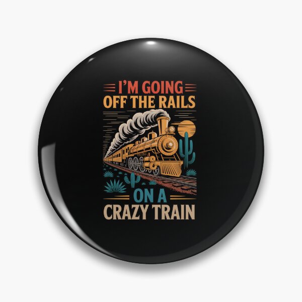 Item preview, I'M Going Off The Rails On A Crazy Train designed and sold by JonGogue.