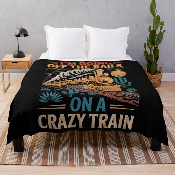 Item preview, I'M Going Off The Rails On A Crazy Train designed and sold by JonGogue.