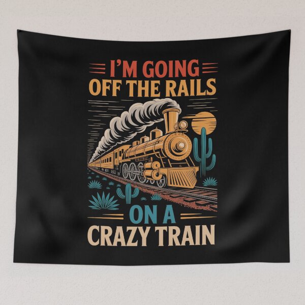 Item preview, I'M Going Off The Rails On A Crazy Train designed and sold by JonGogue.