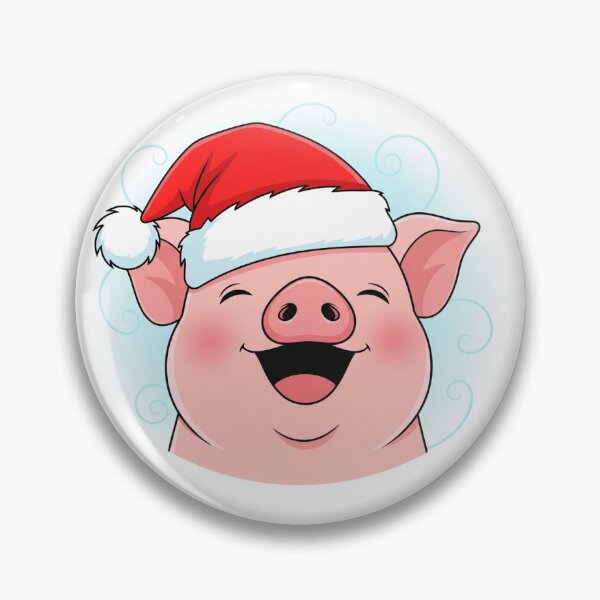 Item preview, Cute pink christmas pig designed and sold by mayatA-rt.