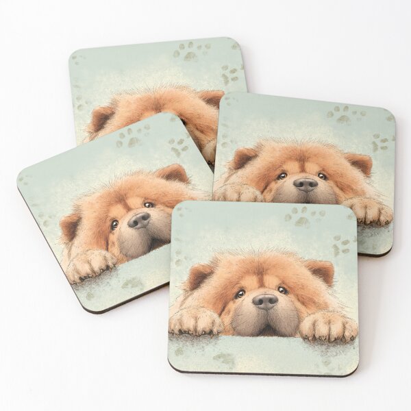 Item preview, Chow Chow Peeking over Wall 01 designed and sold by Elisabeth Lucas.