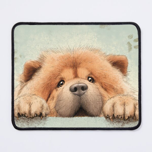 Item preview, Chow Chow Peeking over Wall 01 designed and sold by Elisabeth Lucas.