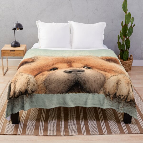 Item preview, Chow Chow Peeking over Wall 01 designed and sold by Elisabeth Lucas.