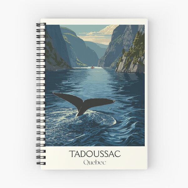Item preview, Tadoussac Quebec | Whale Watching Fjord Confluence Art designed and sold by TuncGK.