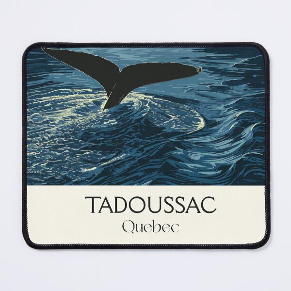 Item preview, Tadoussac Quebec | Whale Watching Fjord Confluence Art designed and sold by TuncGK.