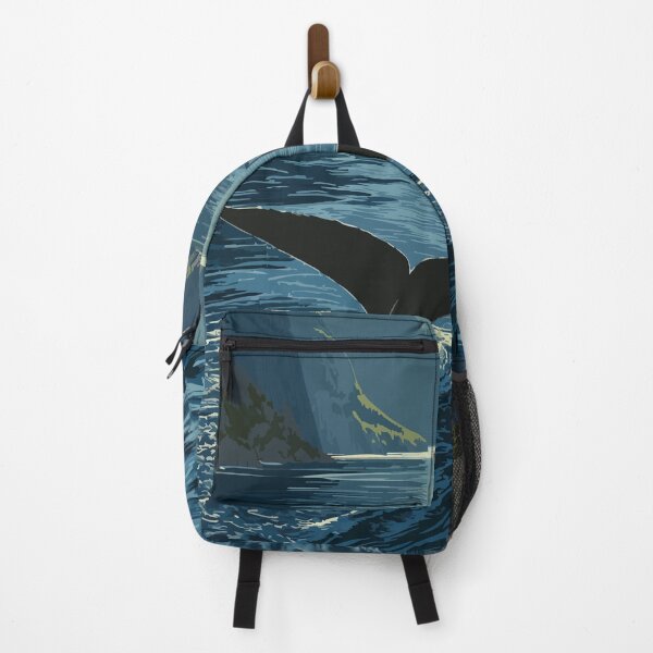 Item preview, Tadoussac Quebec | Whale Watching Fjord Confluence Art designed and sold by TuncGK.