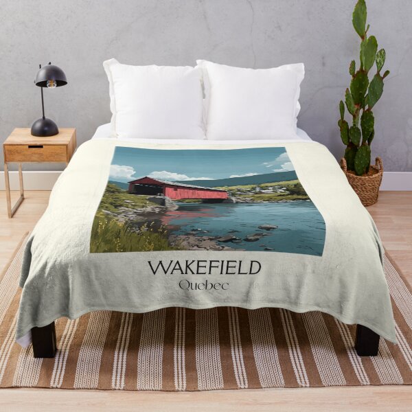 Item preview, Wakefield Quebec | Gatineau River Covered Bridge Art designed and sold by TuncGK.