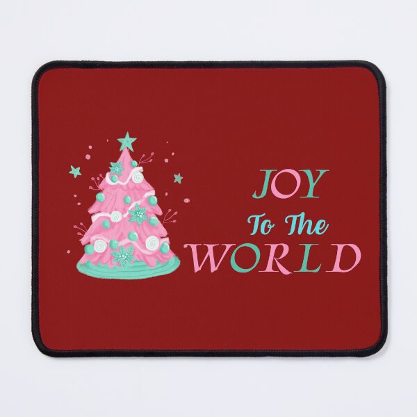 Item preview, Joy to the World Pastel Christmas Tree Design designed and sold by Inkworksbyshery.