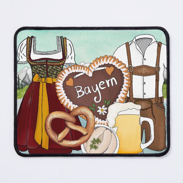 Item preview, Bavaria  traditional costumes - Dirndl and Lederhosen designed and sold by ClaudiaBrueggen.