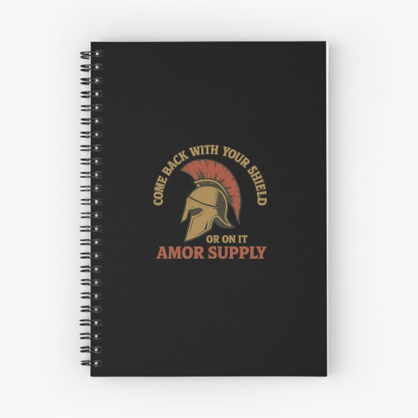 Item preview, Spartan Helmet Shirt – “Come Back With Your Shield or On It” | Amor Supply designed and sold by Amor Supply.