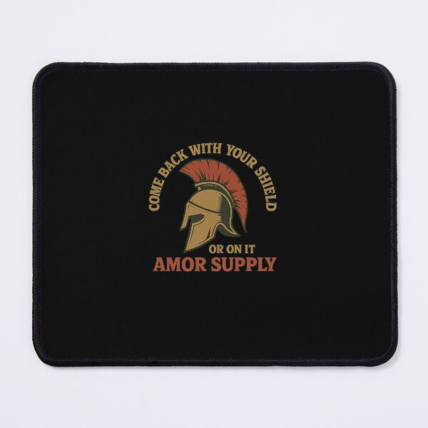 Item preview, Spartan Helmet Shirt – “Come Back With Your Shield or On It” | Amor Supply designed and sold by Amor Supply.