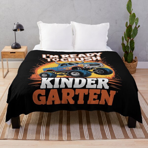 Item preview, I'M Ready To Crush Kindergarten Monster Truck Back To School designed and sold by JonGogue.