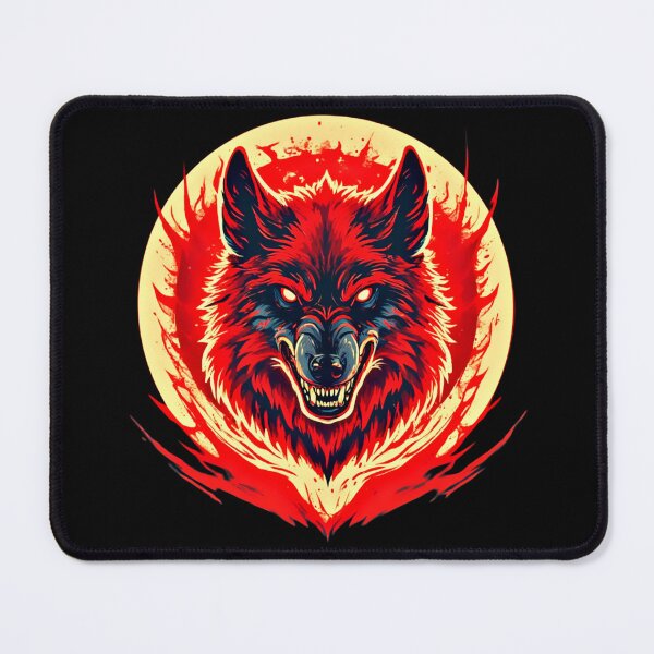 Item preview, Alpha Flame Wolf – Cyberpunk Red Energy Animal  designed and sold by Neer arts.