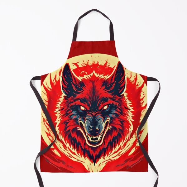 Item preview, Alpha Flame Wolf – Cyberpunk Red Energy Animal designed and sold by Neer arts.