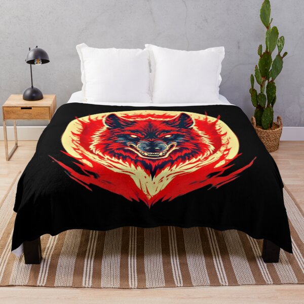 Item preview, Alpha Flame Wolf – Cyberpunk Red Energy Animal  designed and sold by Neer arts.