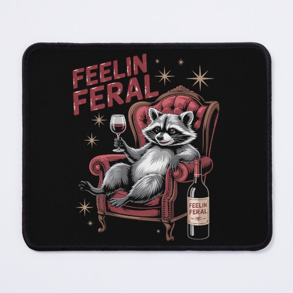 Item preview, In My Feeling Feral Raccoon Animals designed and sold by JonGogue.