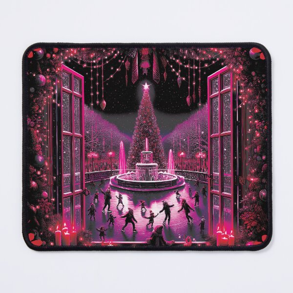 Item preview, Happy Holidays XM17 Fuchsia Coral designed and sold by HappyHavenStu.