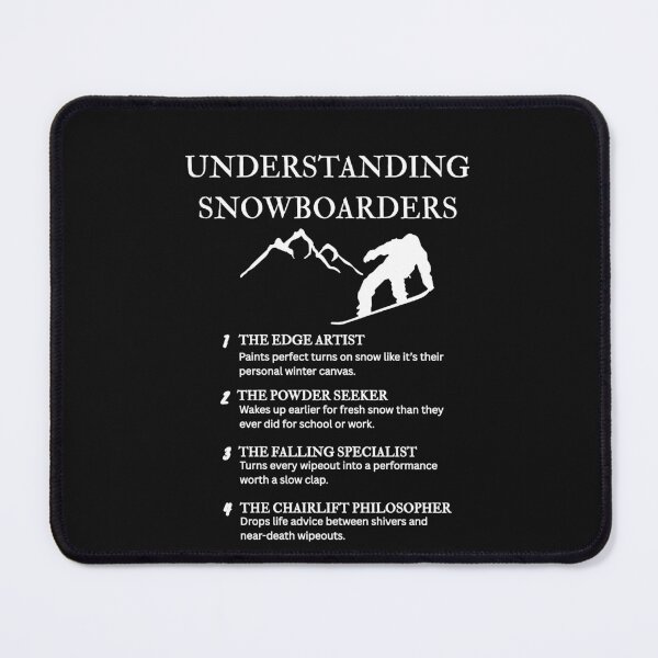 Item preview, Understanding Snowboarders – Where Gravity Meets Attitude – Black designed and sold by PsyFlow35.