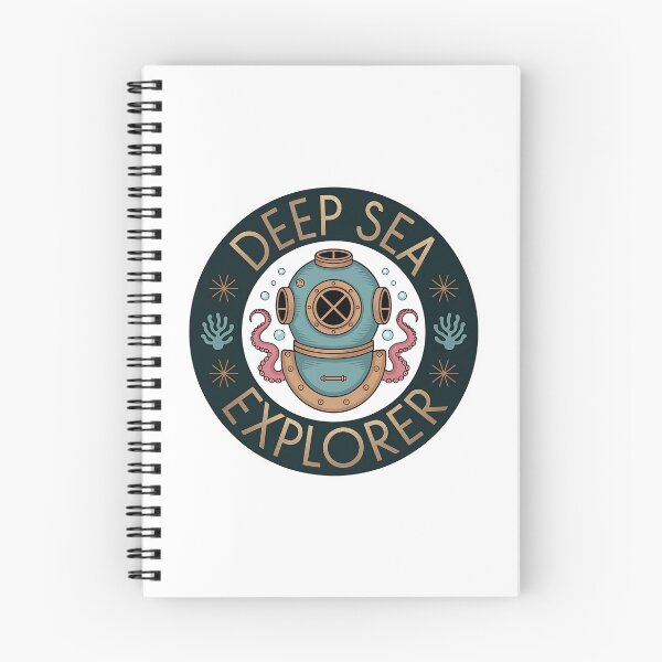 Item preview, Deep Sea Explorer Vintage Diving Helmet Sticker designed and sold by aislinglaoise.