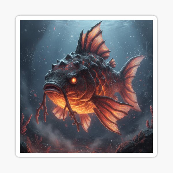 Aperçu de l'œuvre Poisson de roche créée et vendue par HuntsmithMerch.