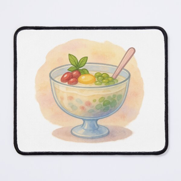 Item preview, Vietnamese Chè Dessert – Watercolor Illustration (Kawaii Pastel) designed and sold by SaigonSoulArt91.
