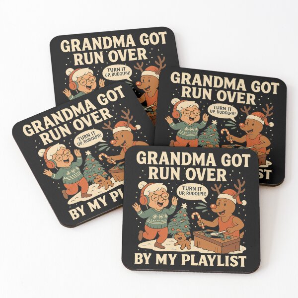Item preview, Grandma Got Run Over by My Playlist – Funny Christmas Music Shirt, DJ Rudolph Holiday Party Tee, Christmas Humor Gift designed and sold by AddictiveDesign.
