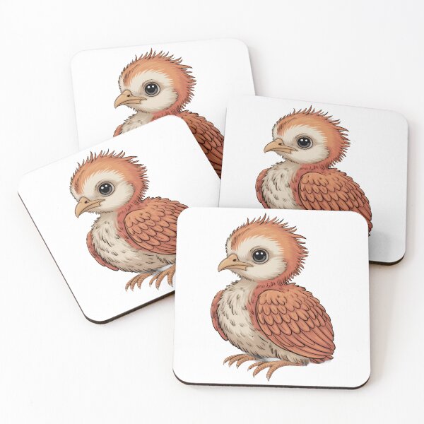 Item preview, Cute Baby Bird: Detailed Vector Illustration of an Orange Chick designed and sold by RudArtAI.