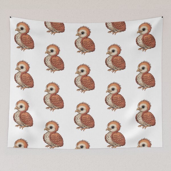 Item preview, Cute Baby Bird: Detailed Vector Illustration of an Orange Chick designed and sold by RudArtAI.