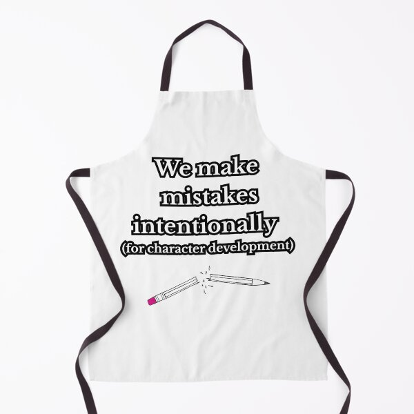 Item preview, We Make Mistakes Intentionally – Funny Writing Pun designed and sold by PunAtWork.