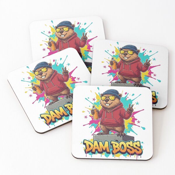 Artikelvorschau, DAM BOSS Biber | Lustige Streetwear-Graffiti-Wortspielkunst entworfen und verkauft von TheArtForge.