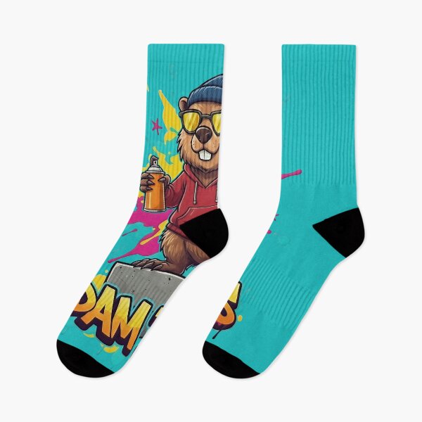 Item preview, DAM BOSS Beaver | Funny Streetwear Graffiti Pun Art designed and sold by TheArtForge.