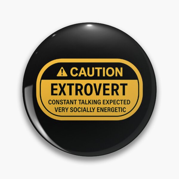 Item preview, Caution! Extrovert designed and sold by BurunaMD.
