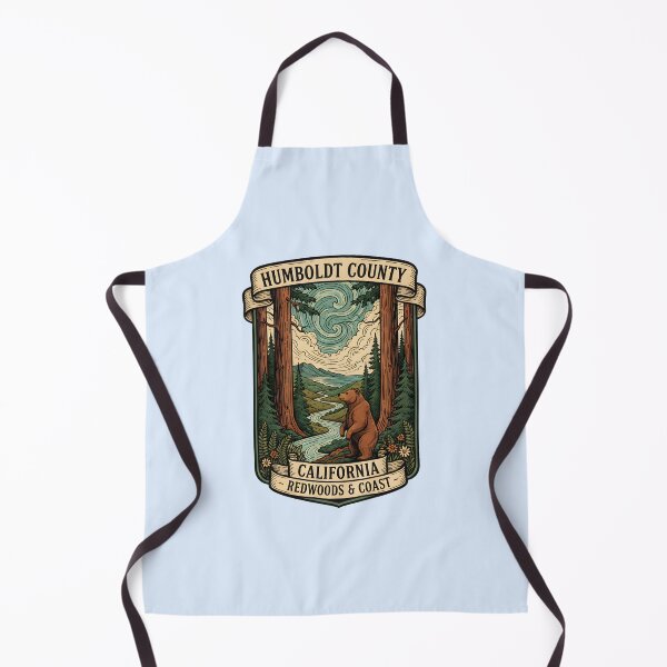 Item preview, Humboldt County California Redwoods & Coast Vintage Emblem designed and sold by LittleArij.