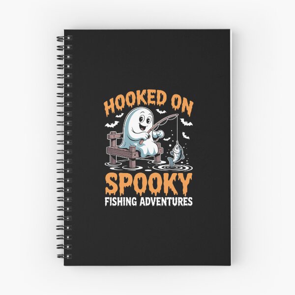 Item preview, Halloween Fishing Fisherman Fish Angler Spooky Puns  designed and sold by BeetleMalon.