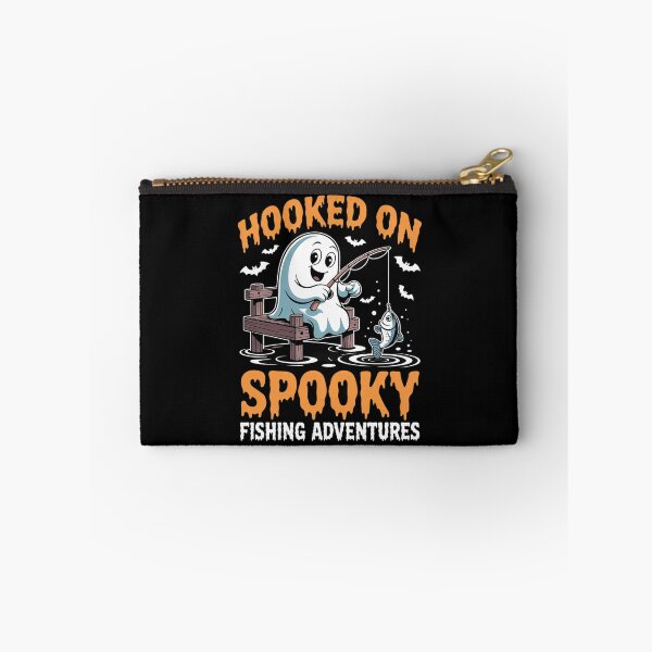 Item preview, Halloween Fishing Fisherman Fish Angler Spooky Puns  designed and sold by BeetleMalon.